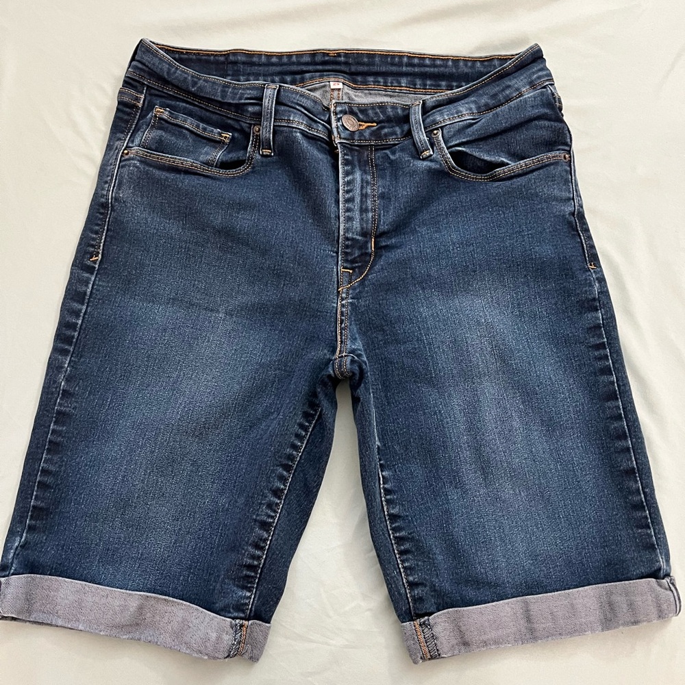 Women’s Levi Sorts Dark Blue